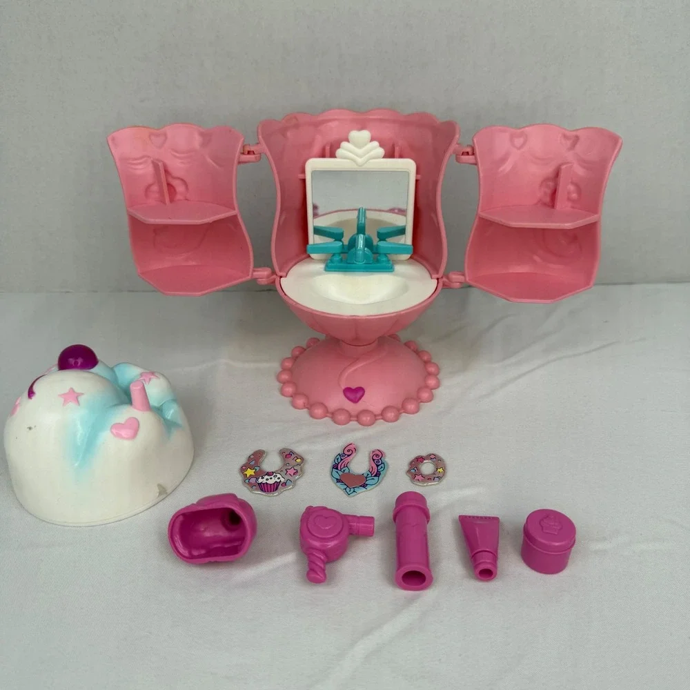 Vintage Tonka Cupcake Bakeshop Vanity Playset Sundae Shape Pink 90s Toy